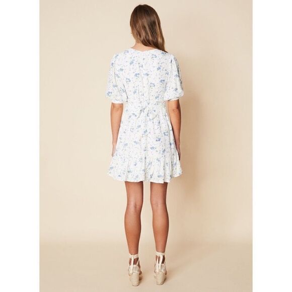 FAITHFULL THE BRAND Desmond Mini Dress Astoria Floral Print - Picture 4 of 11
